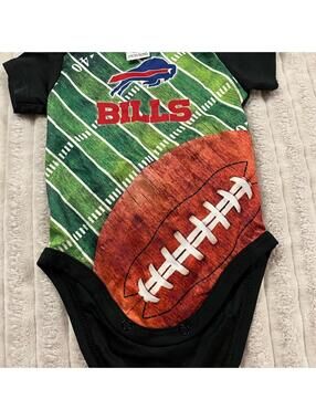 NFL Buffalo Bills Onesie Baby Boys Size 0/3 Months Football Fan Gear